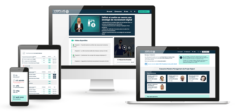 Plateforme VISIPLUS Digital Learning